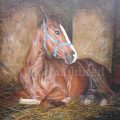 上鈴木正一 油彩画 A3『Best Horse』9/10(火)午前10時迄掲載! 上鈴木正一 油彩画 A3『Best Horse』9/10(火)午前10時迄